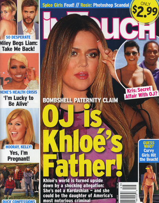 Illustration for article titled This Week in Tabloids: O.J. Simpson Is Khloe Kardashian's Real Dad
